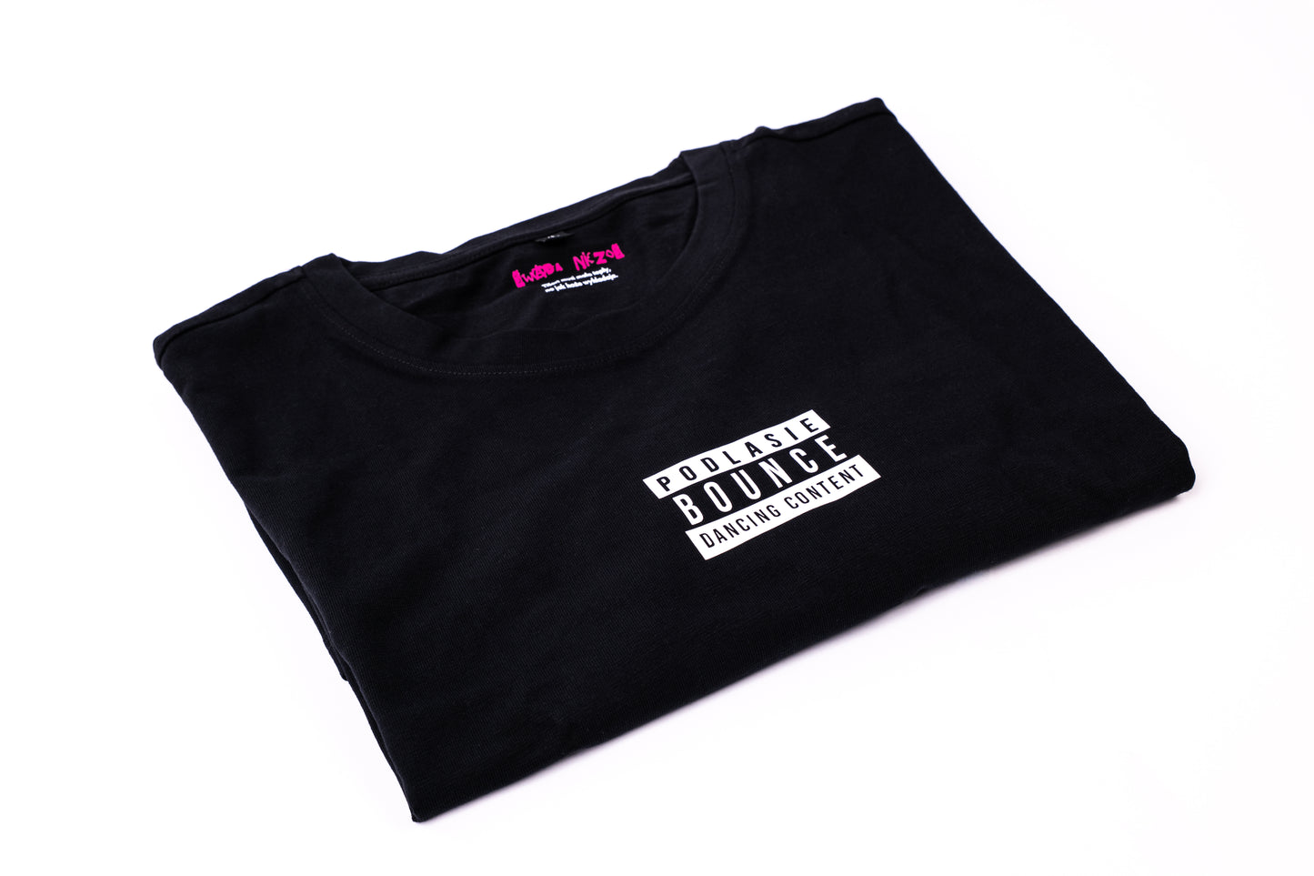 T-SHIRT PODLASIE BOUNCE CZARNY